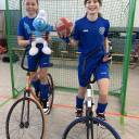 U11 Nachwuchs-Radballerinnen in Belgien gefordert